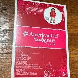 American Girl Truly Me Pink Holiday Pajamas